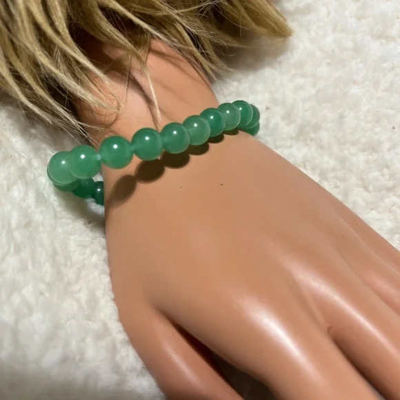 Bracelet 8mm Natural Green Aventurine - Picture 1 of 7